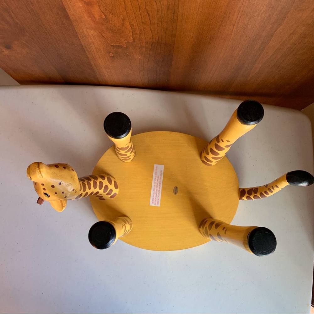 Whimsical Giraffe Table Decorative Display Riser Plant Stand NOT A STOOL - Picture 9 of 12